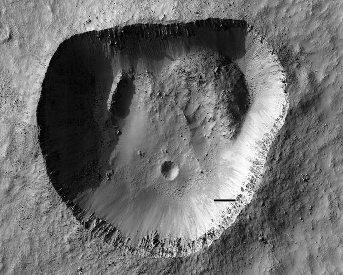 کشف دهانه عجیب در مریخ